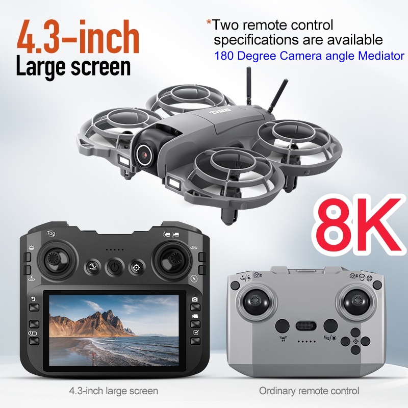 Drone Camera Night Vision - 대형 화면 리모컨 RC 드론, 8K